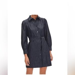 Kate Spade Ruffle Denim Shirtdress